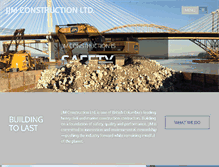 Tablet Screenshot of jjmconstruction.com